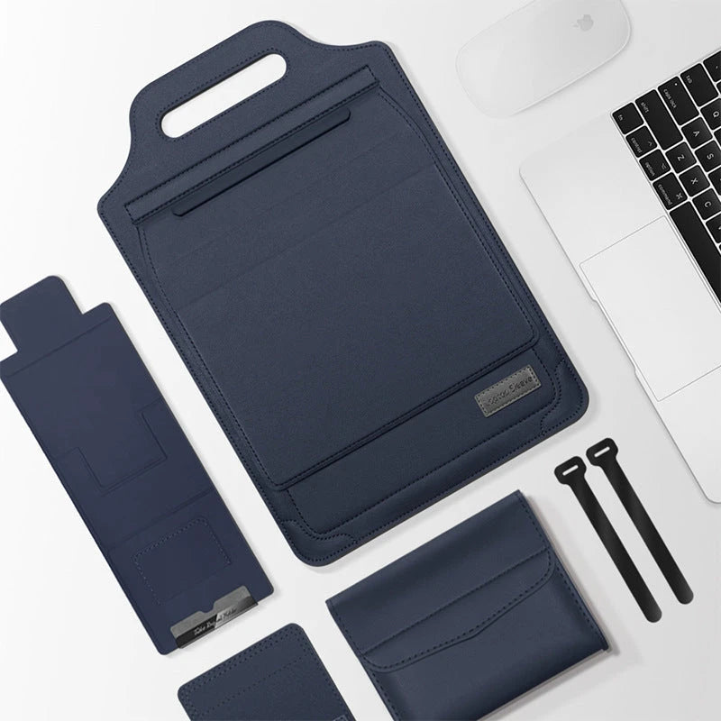 Portable 4-in-1 Laptop Workstation — Laptop Stand + Protective Carry Bag + Mouse Pad + Phone Stand