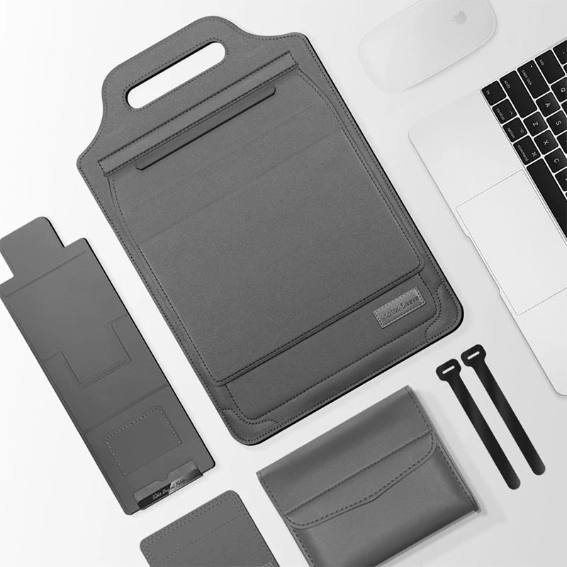 Portable 4-in-1 Laptop Workstation — Laptop Stand + Protective Carry Bag + Mouse Pad + Phone Stand