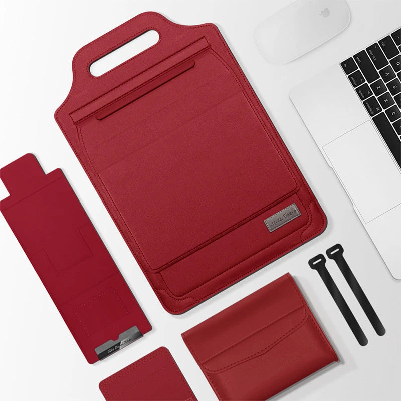 Portable 4-in-1 Laptop Workstation — Laptop Stand + Protective Carry Bag + Mouse Pad + Phone Stand