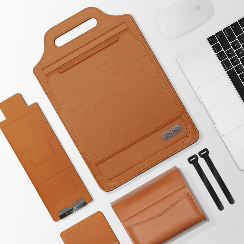 Portable 4-in-1 Laptop Workstation — Laptop Stand + Protective Carry Bag + Mouse Pad + Phone Stand