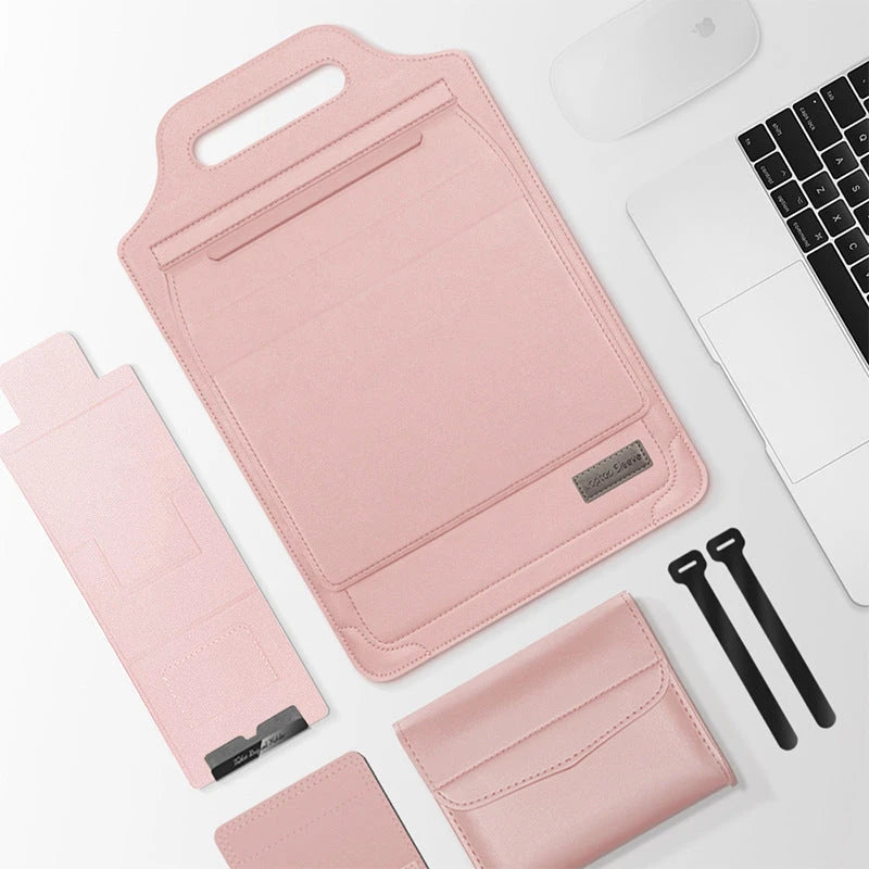 Portable 4-in-1 Laptop Workstation — Laptop Stand + Protective Carry Bag + Mouse Pad + Phone Stand