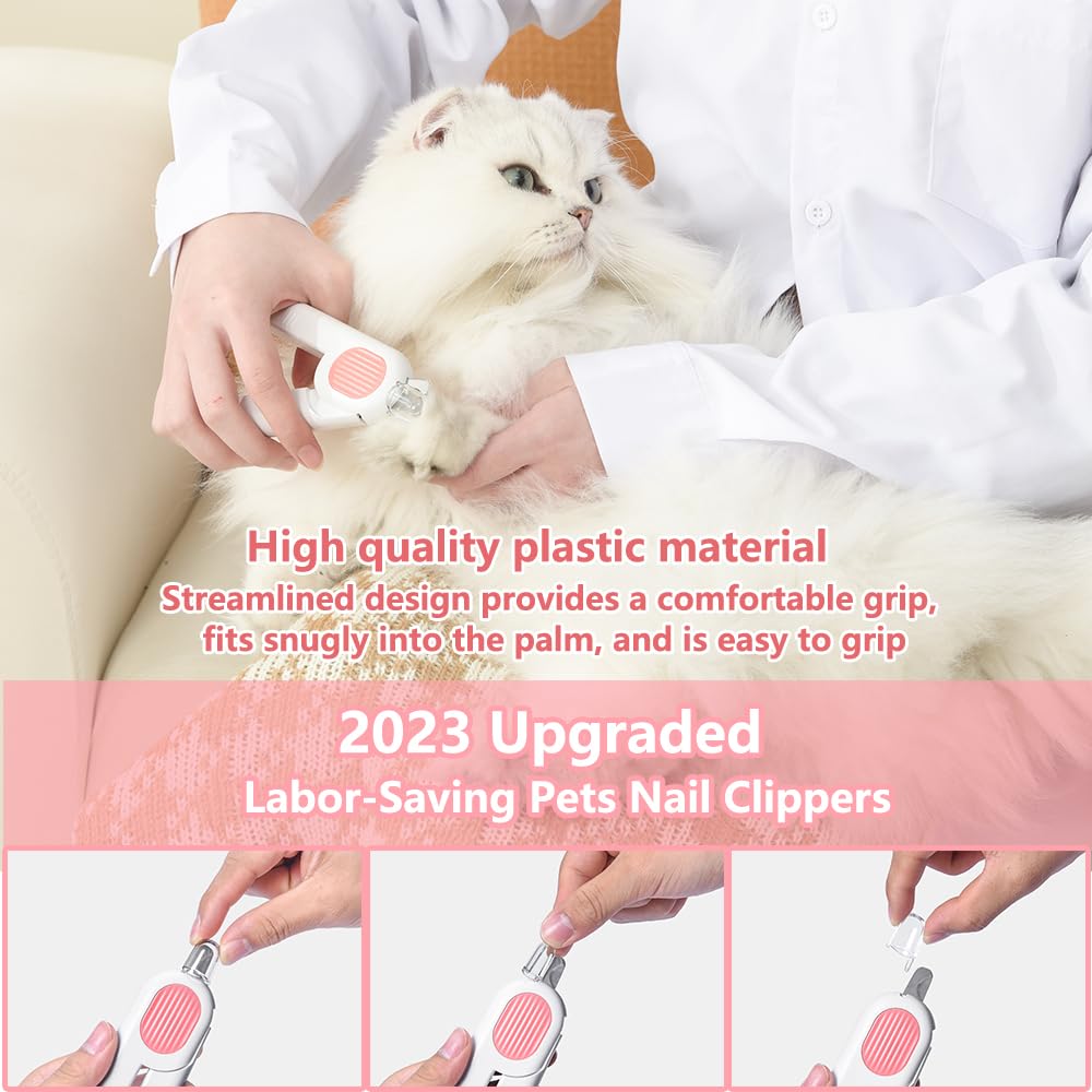 Pet Nail Trimmers With LED Light