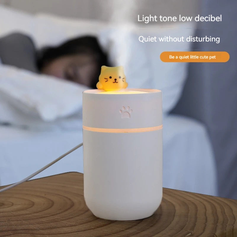New cute pet cat humidifier USB home mini small atomizer air purifier large fog volume aromatherapy machine small gift
