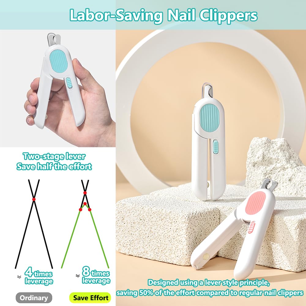Pet Nail Trimmers With LED Light
